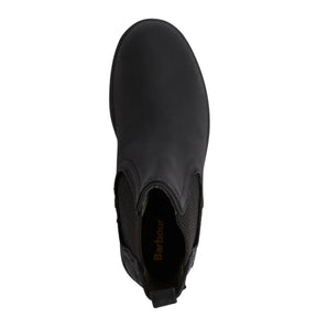 Barbour Women's Amble Chelsea Boots in Black Nubuck