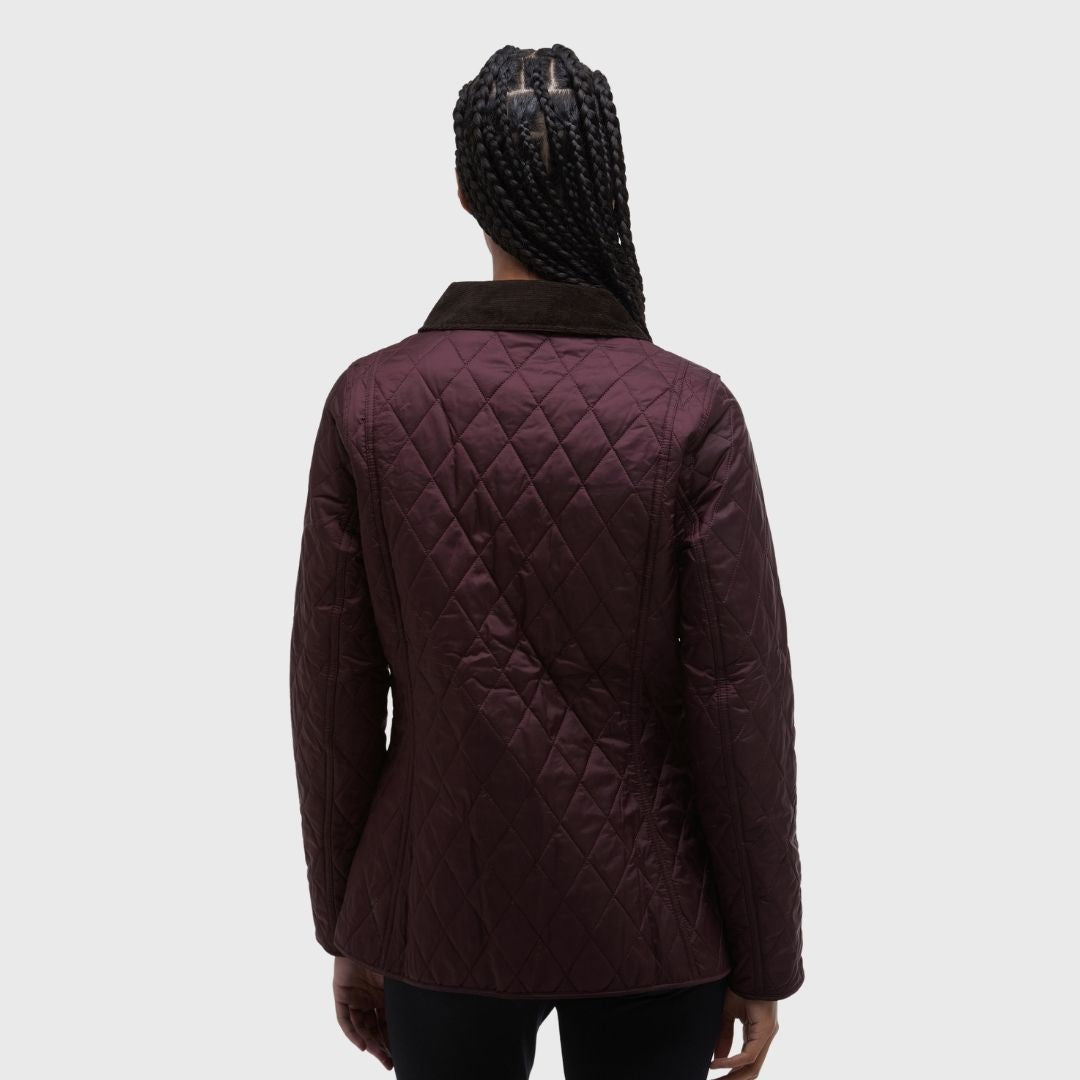 Barbour Women's Annadale Quilted Jacket in Cherry