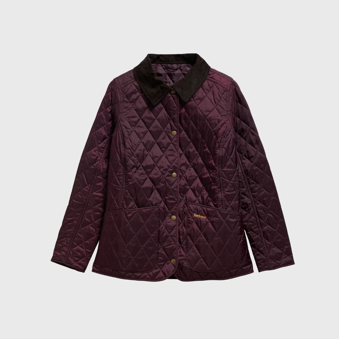 Barbour Women's Annadale Quilted Jacket in Cherry