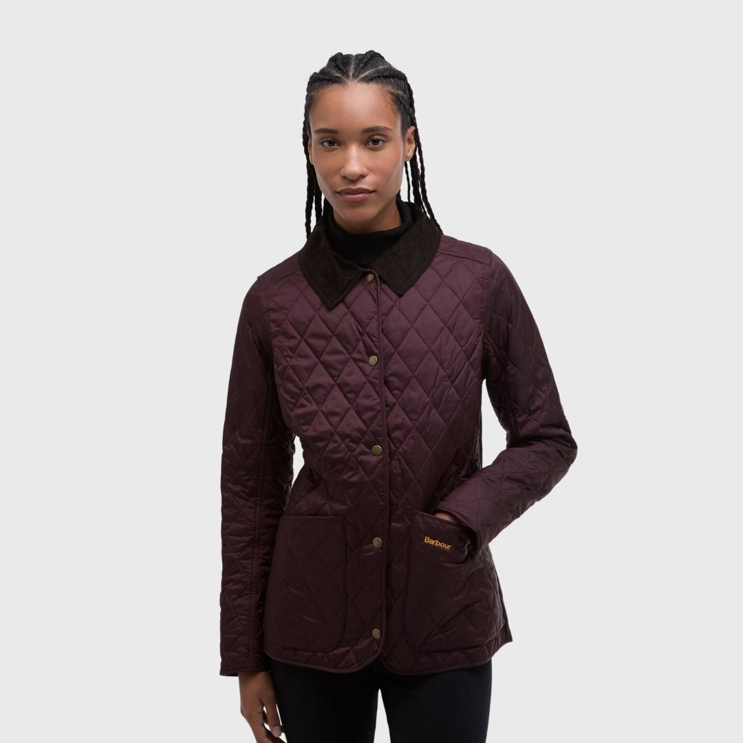 Barbour Women's Annadale Quilted Jacket in Cherry