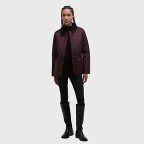 Barbour Women's Annadale Quilted Jacket in Cherry