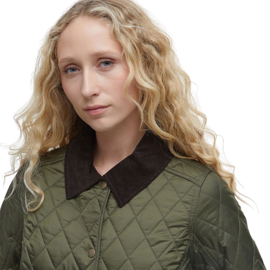 Barbour Women's Annandale Quilted Jacket in Olive