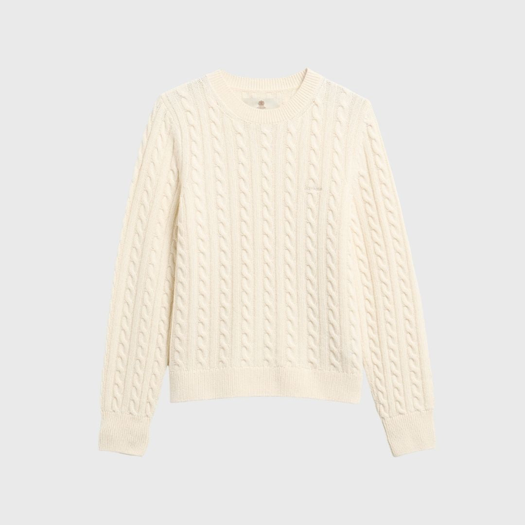 Barbour Women's Ashdown Knit Jumper in Ecru
