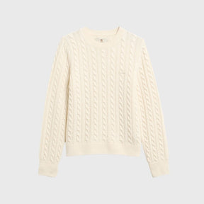 Barbour Women's Ashdown Knit Jumper in Ecru