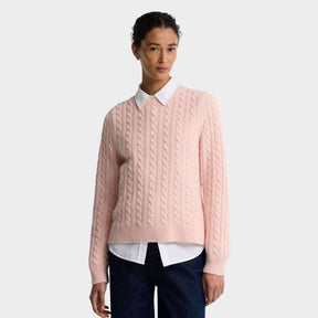 Barbour Women's Ashdown Knit Jumper in Pink Blush
