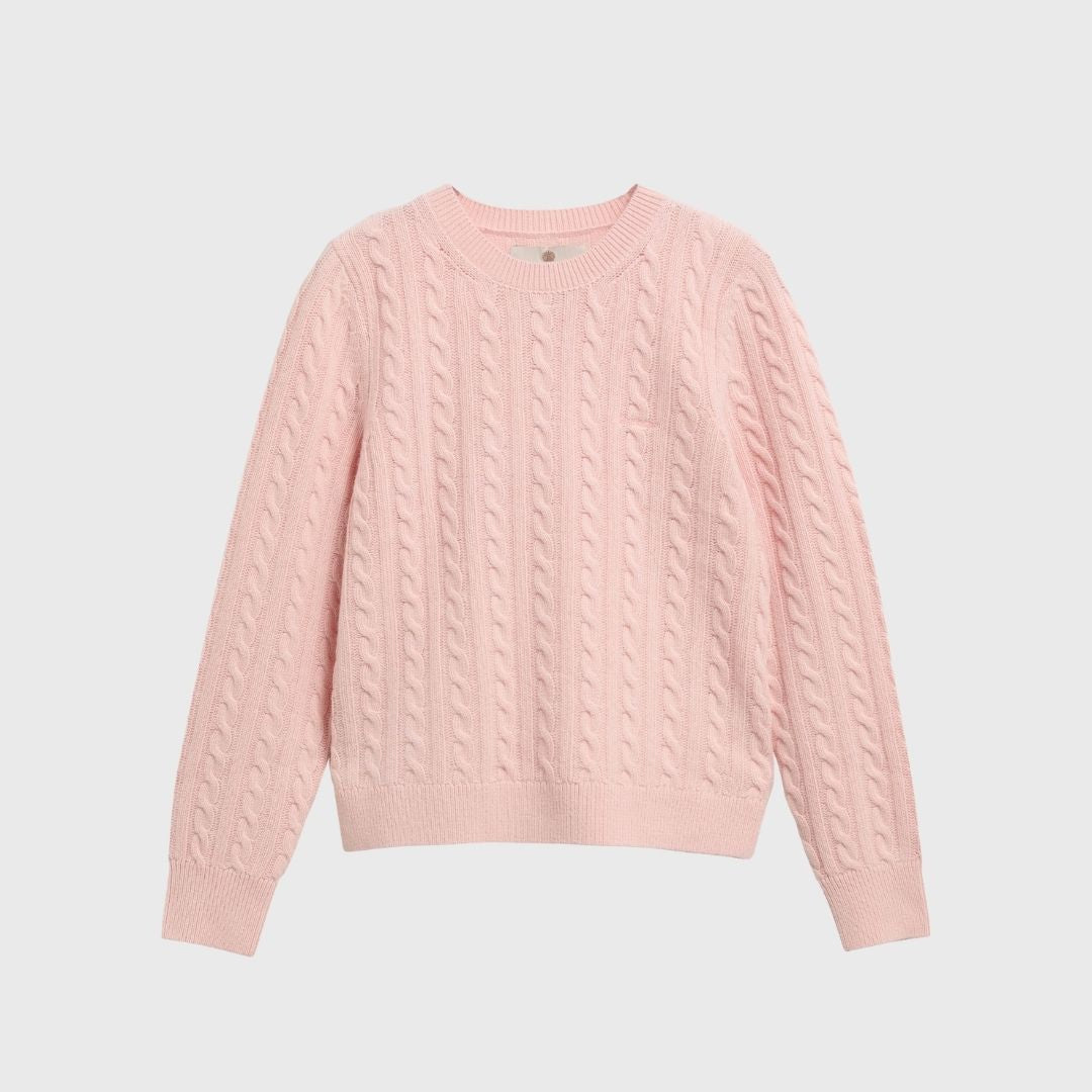 Barbour Women's Ashdown Knit Jumper in Pink Blush