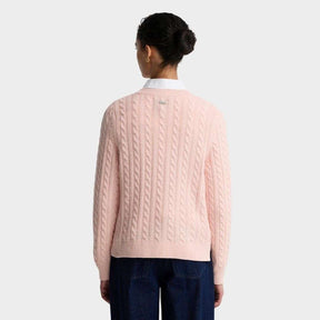Barbour Women's Ashdown Knit Jumper in Pink Blush