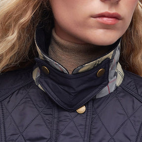 Barbour Women's Beadnell Polarquilt Jacket in Navy