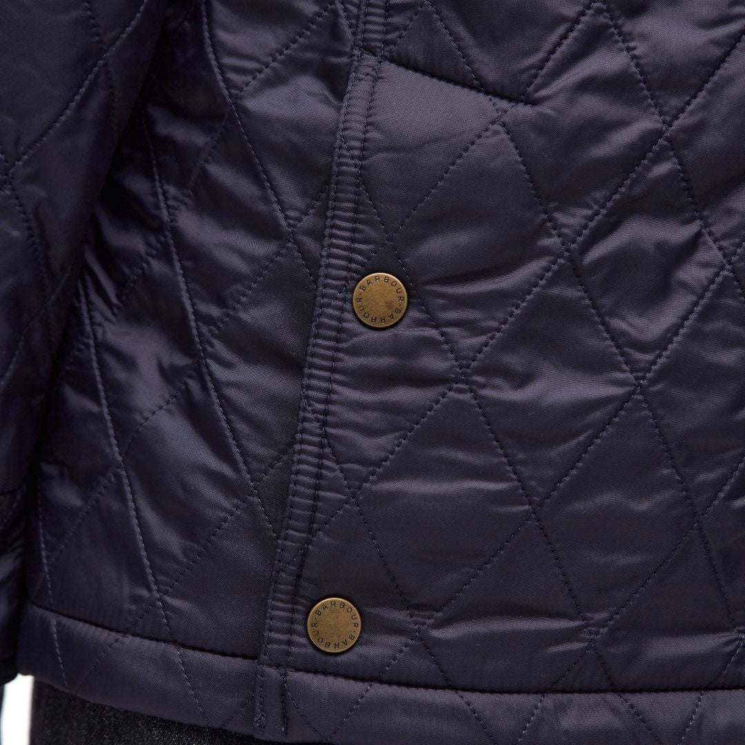 Barbour Women's Beadnell Polarquilt Jacket in Navy