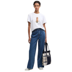 Barbour Women's Bedale Graphic T-shirt in White