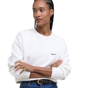Barbour Women's Bede Crew Jumper in Cloud