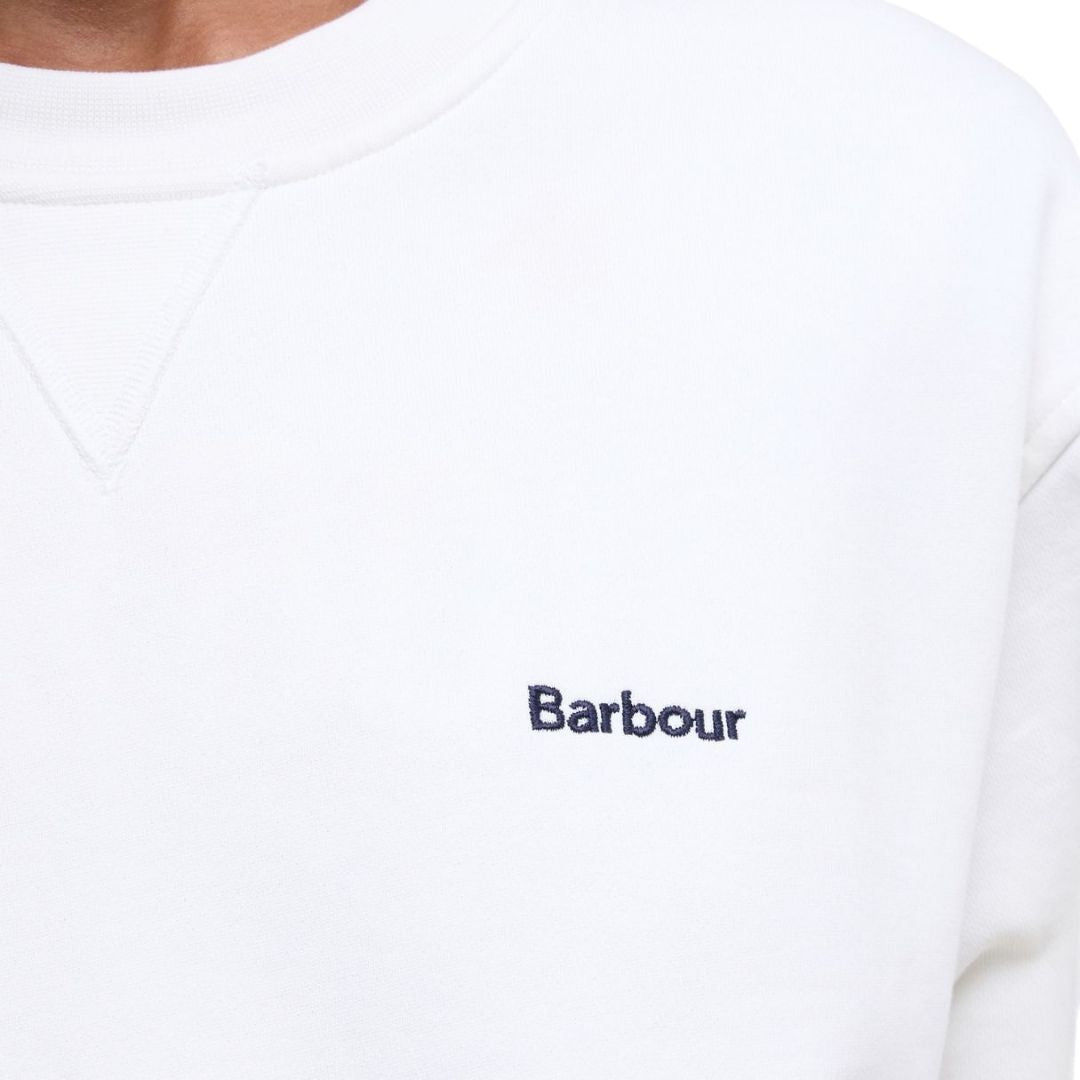 Barbour Women's Bede Crew Jumper in Cloud