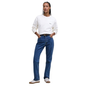 Barbour Women's Bede Crew Jumper in Cloud
