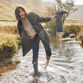 Barbour Women's Bede Wellington Boots in Olive