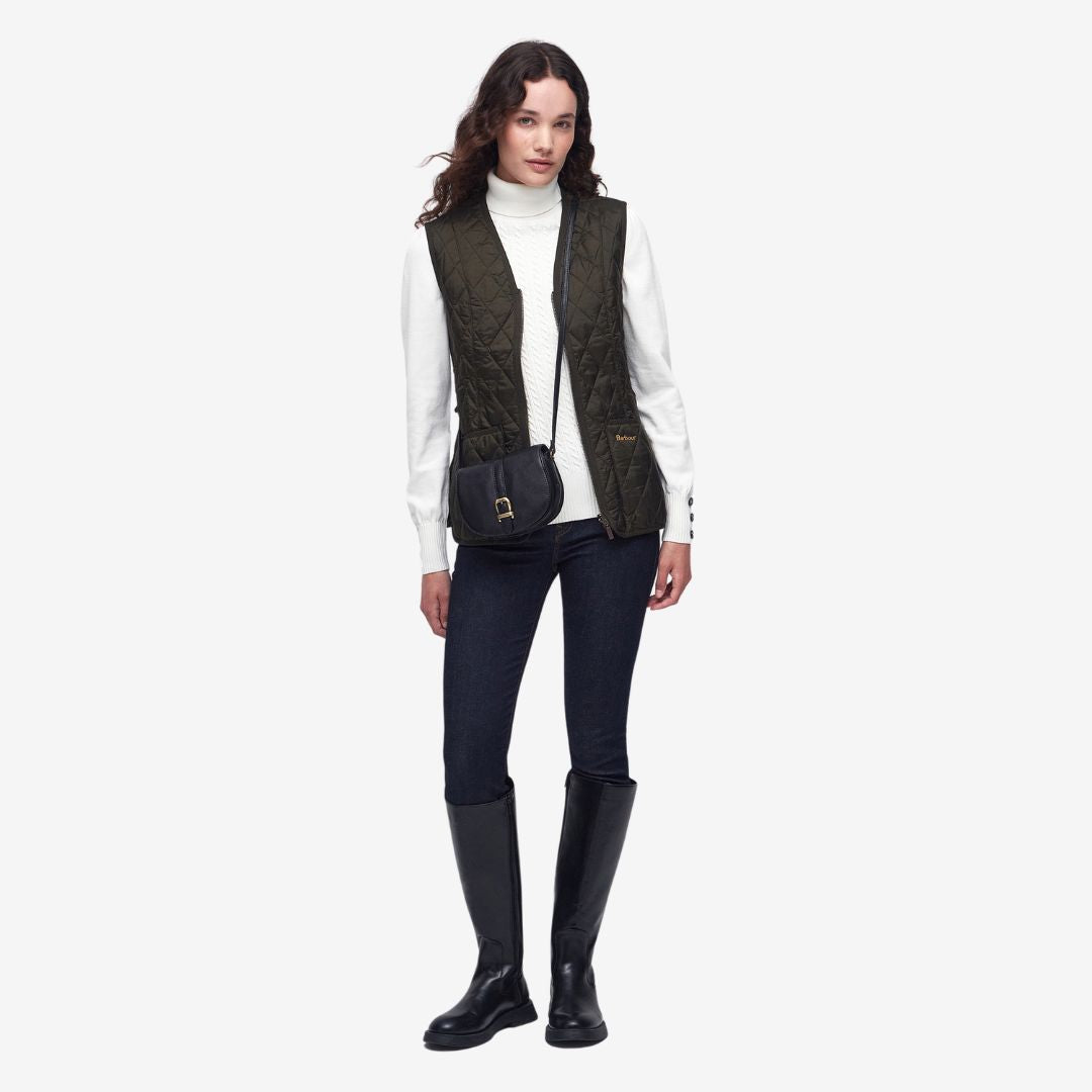 Barbour Women's Betty Interactive Liner in Dark Olive