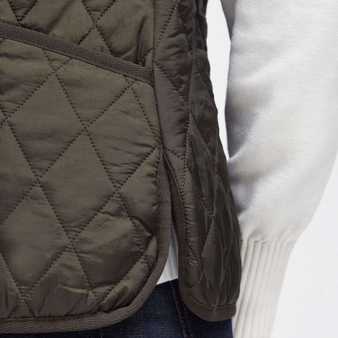 Barbour Women's Betty Interactive Liner in Dark Olive