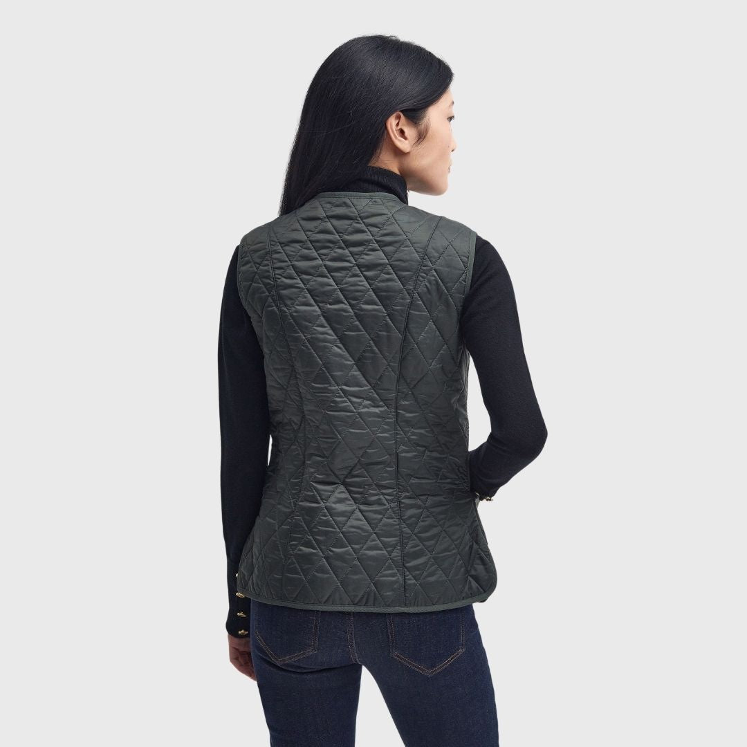 Barbour Women's Betty Liner Fleece in Dark Olive