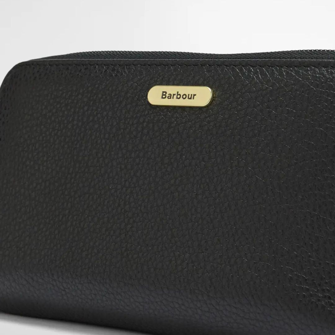 Barbour Women's Birch Leather Matinee Purse in Black