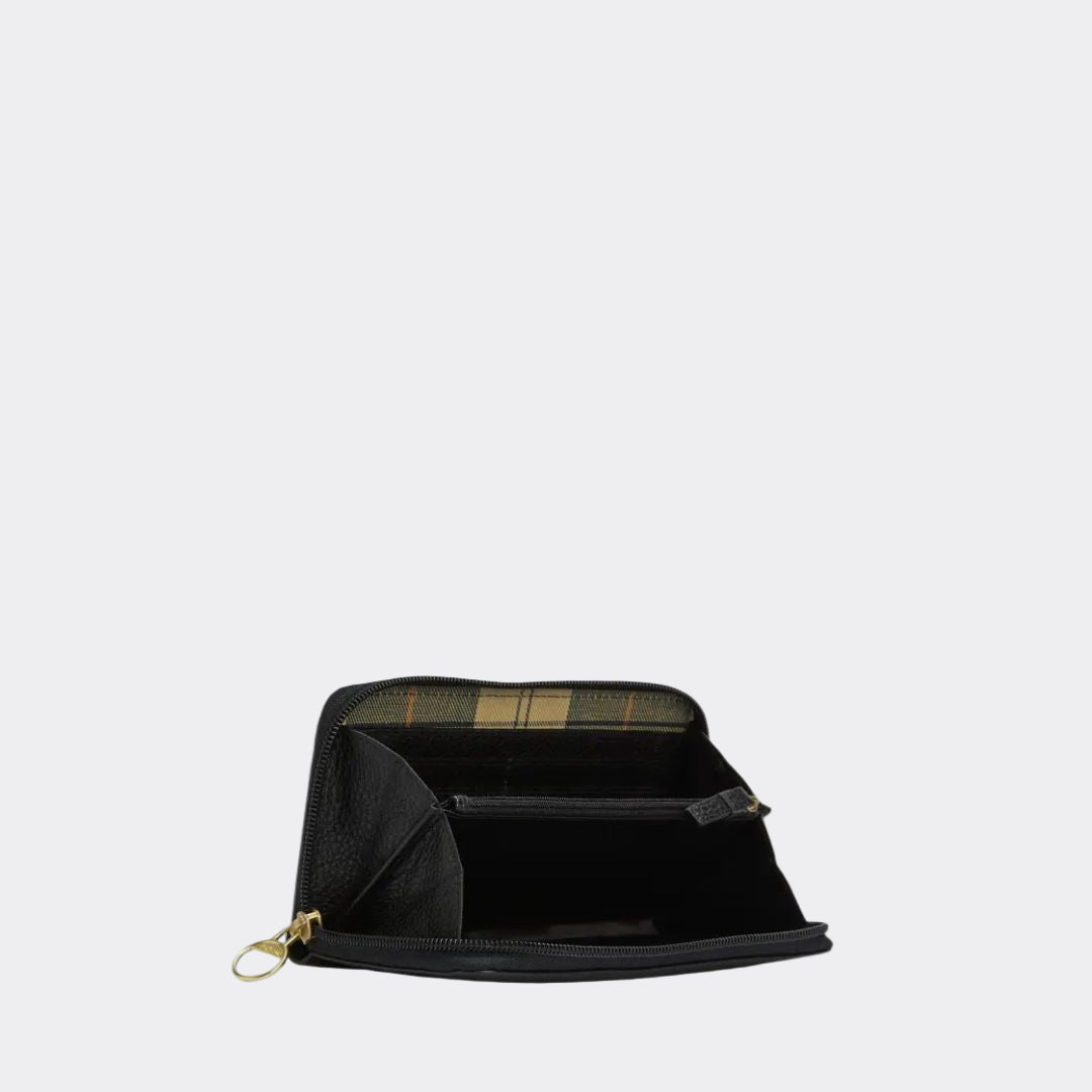 Barbour Women's Birch Leather Matinee Purse in Black