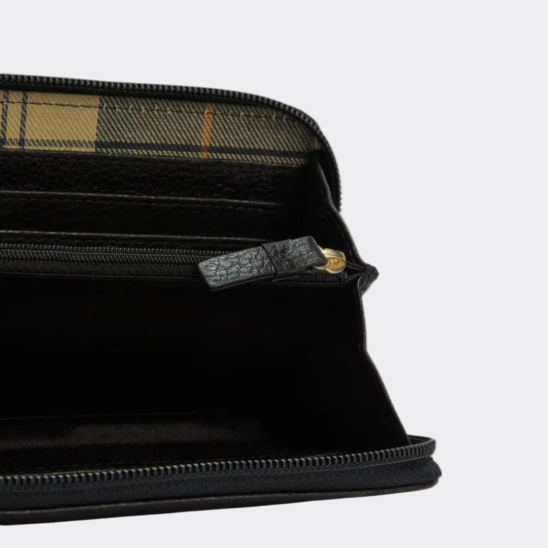 Barbour Women's Birch Leather Matinee Purse in Black
