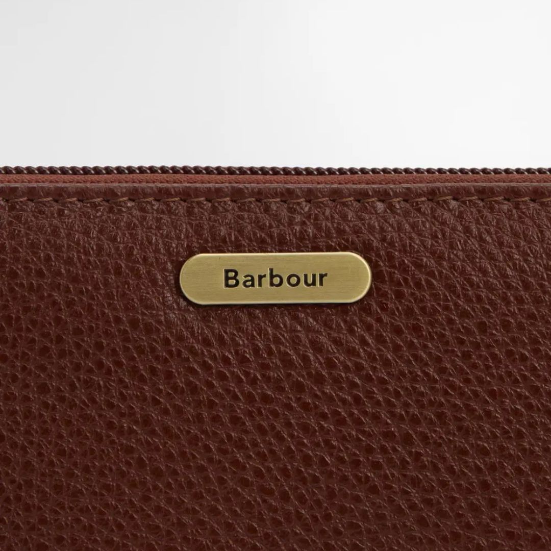 Barbour Women's Birch Leather Matinee Purse in Brown