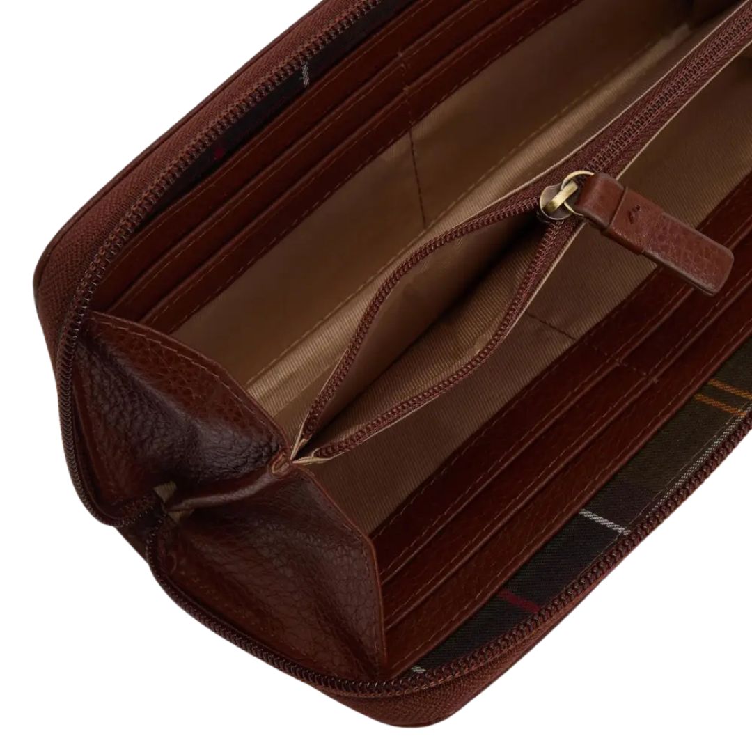 Barbour Women's Birch Leather Matinee Purse in Brown