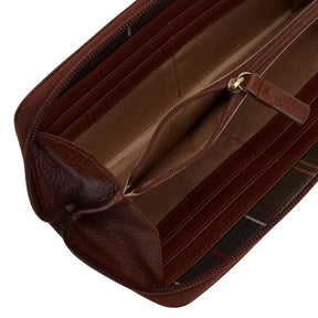 Barbour Women's Birch Leather Matinee Purse in Brown