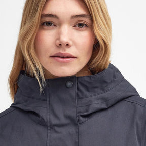 Barbour Women's Bowlees Waterproof Jacket in Dark Navy