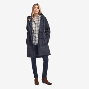 Barbour Women's Bowlees Waterproof Jacket in Dark Navy