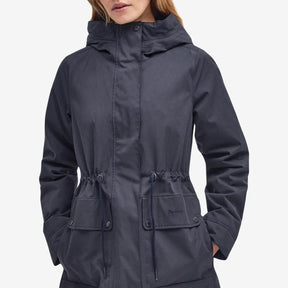 Barbour Women's Bowlees Waterproof Jacket in Dark Navy