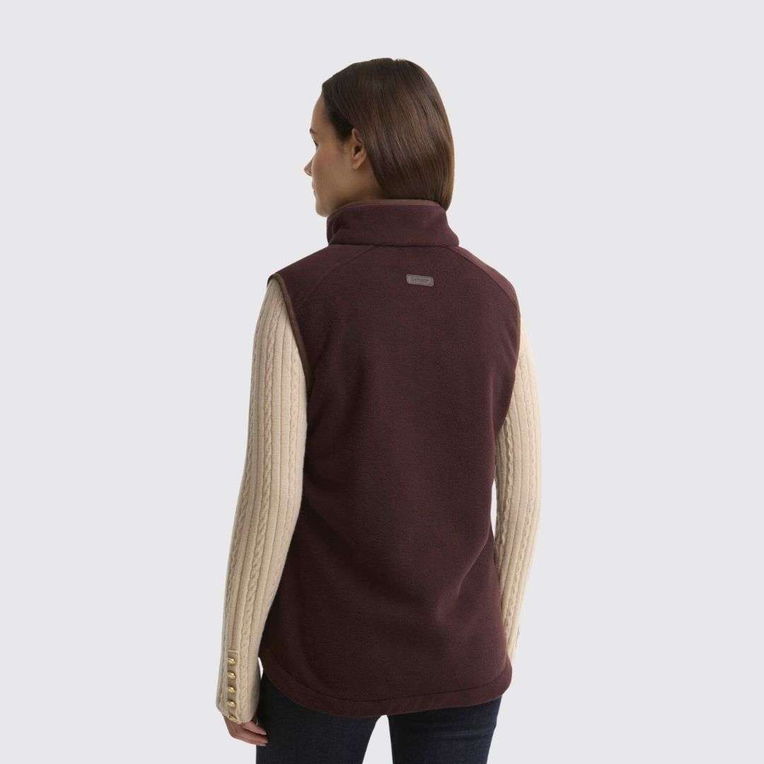 Barbour Women's Country Colton Fleece Gilet in Fig