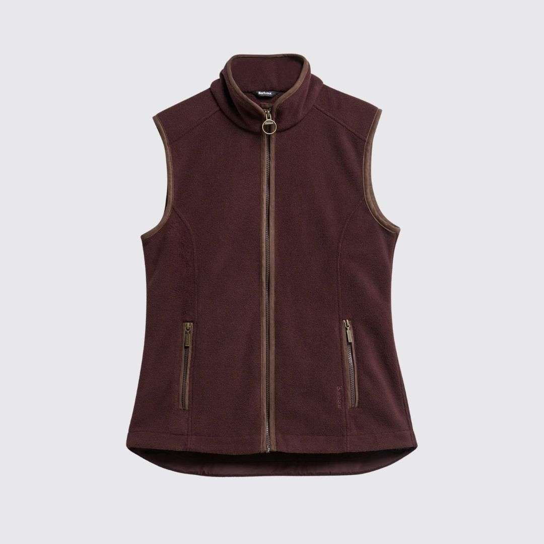 Barbour Women's Country Colton Fleece Gilet in Fig