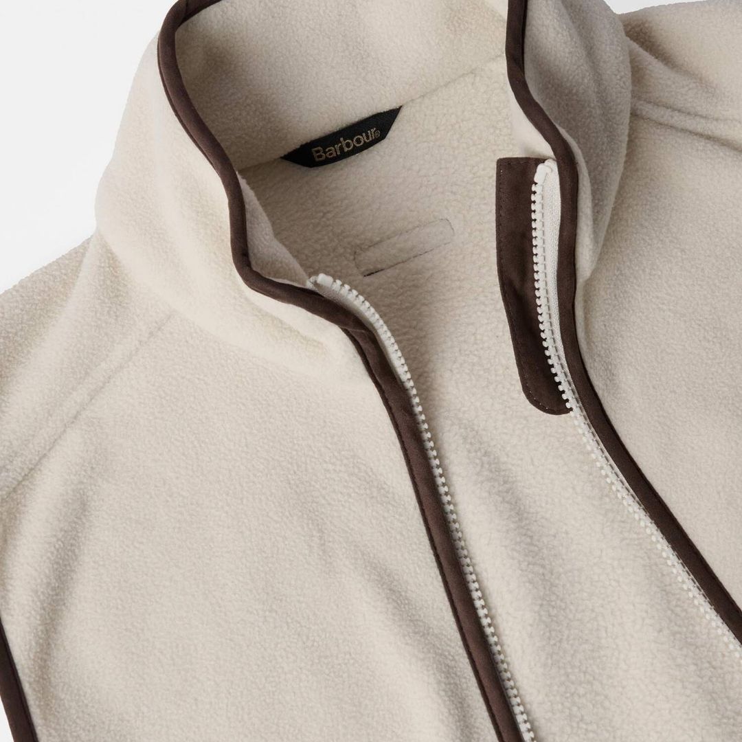 Barbour Women's Country Colton Fleece Gilet in Pearl