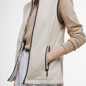 Barbour Women's Country Colton Fleece Gilet in Pearl