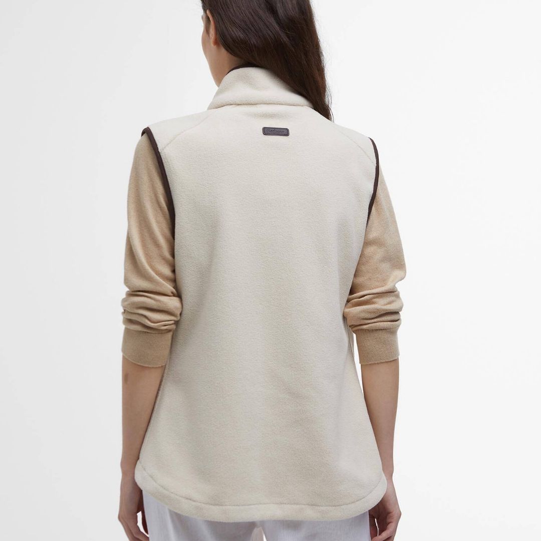 Barbour Women's Country Colton Fleece Gilet in Pearl