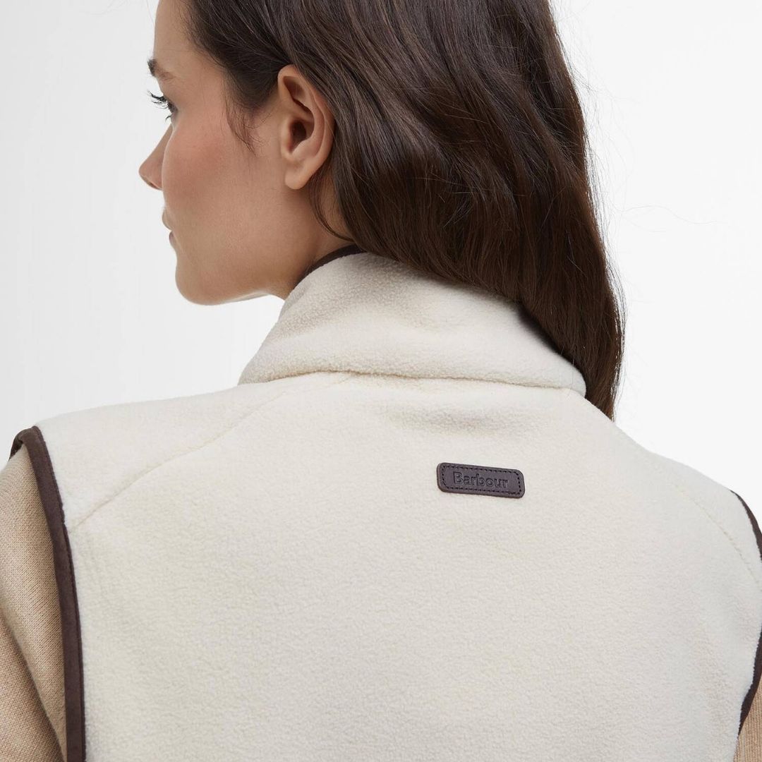 Barbour Women's Country Colton Fleece Gilet in Pearl