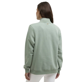 Barbour Women's Cynthia Half Zip Jumper in Blue Sage