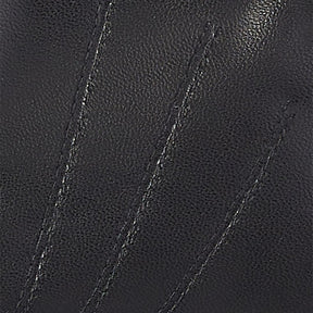 Barbour Women's Faux Fur Trimmed Leather Gloves in Black