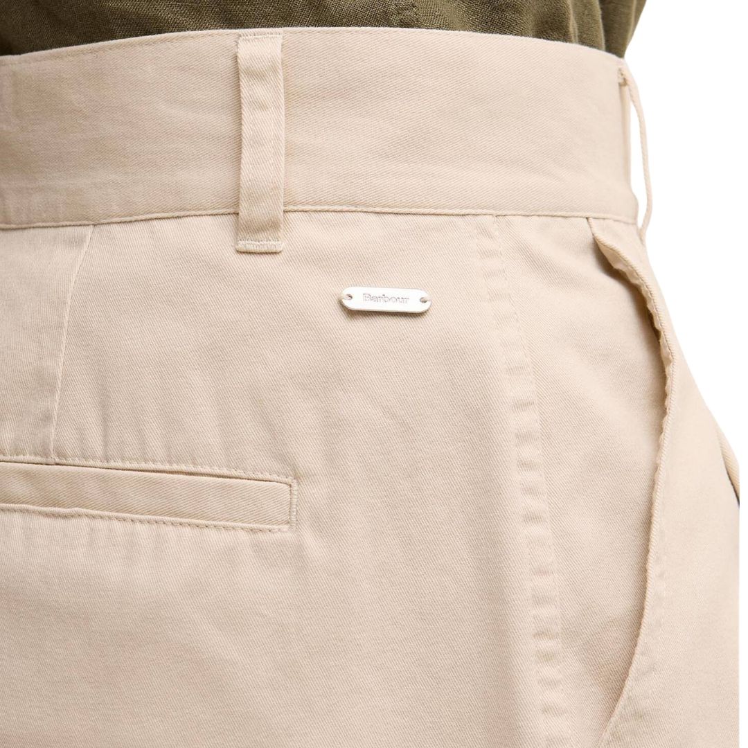 Barbour Women's Fern Pleated Shorts in Jasmine