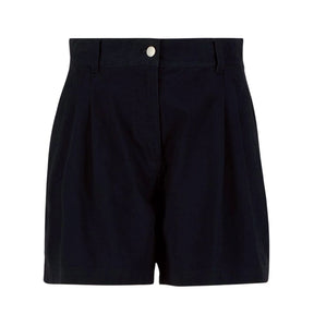 Barbour Women's Fern Pleated Shorts in Navy