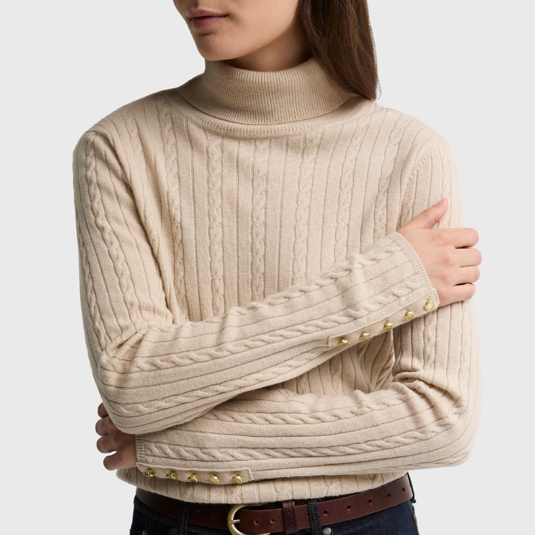 Barbour Women's Georgette Knit Jumper in Birch