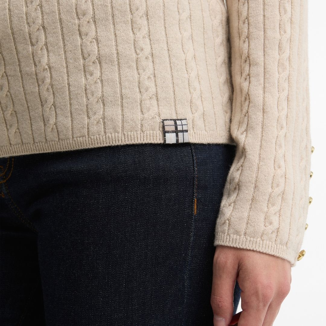 Barbour Women's Georgette Knit Jumper in Birch