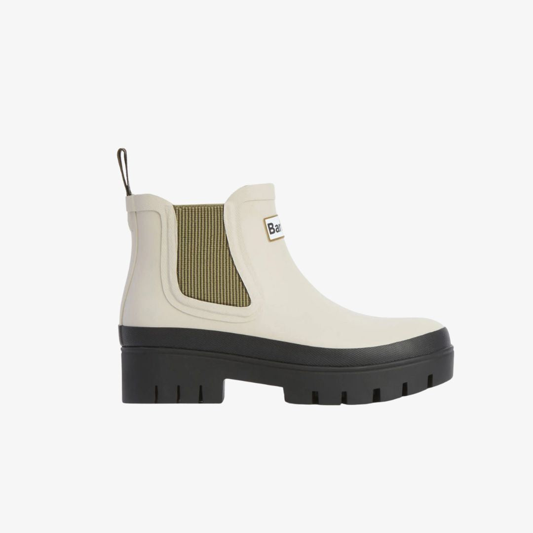 Barbour Women's Halton Chelsea Ankle Wellington Boots in Oak Olive