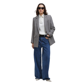 Barbour Women's Hartland Knit Polo Shirt in Cloud