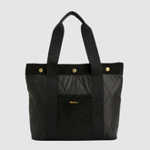 Barbour Women's Healy Tote Bag in Black/Ancient