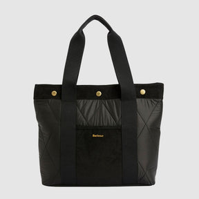 Barbour Women's Healy Tote Bag in Black/Ancient
