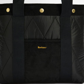 Barbour Women's Healy Tote Bag in Black/Ancient
