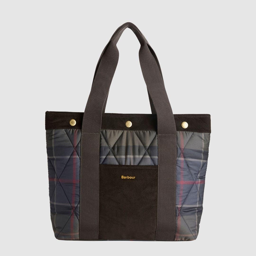 Barbour Women's Healy Tote Bag in Shadow Tartan