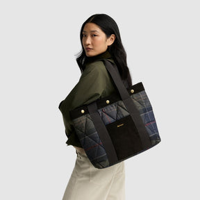Barbour Women's Healy Tote Bag in Shadow Tartan