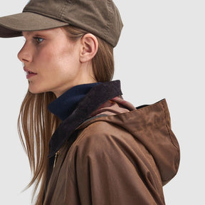 Barbour Women's Highclere Waxed Jacked in Bark/Muted